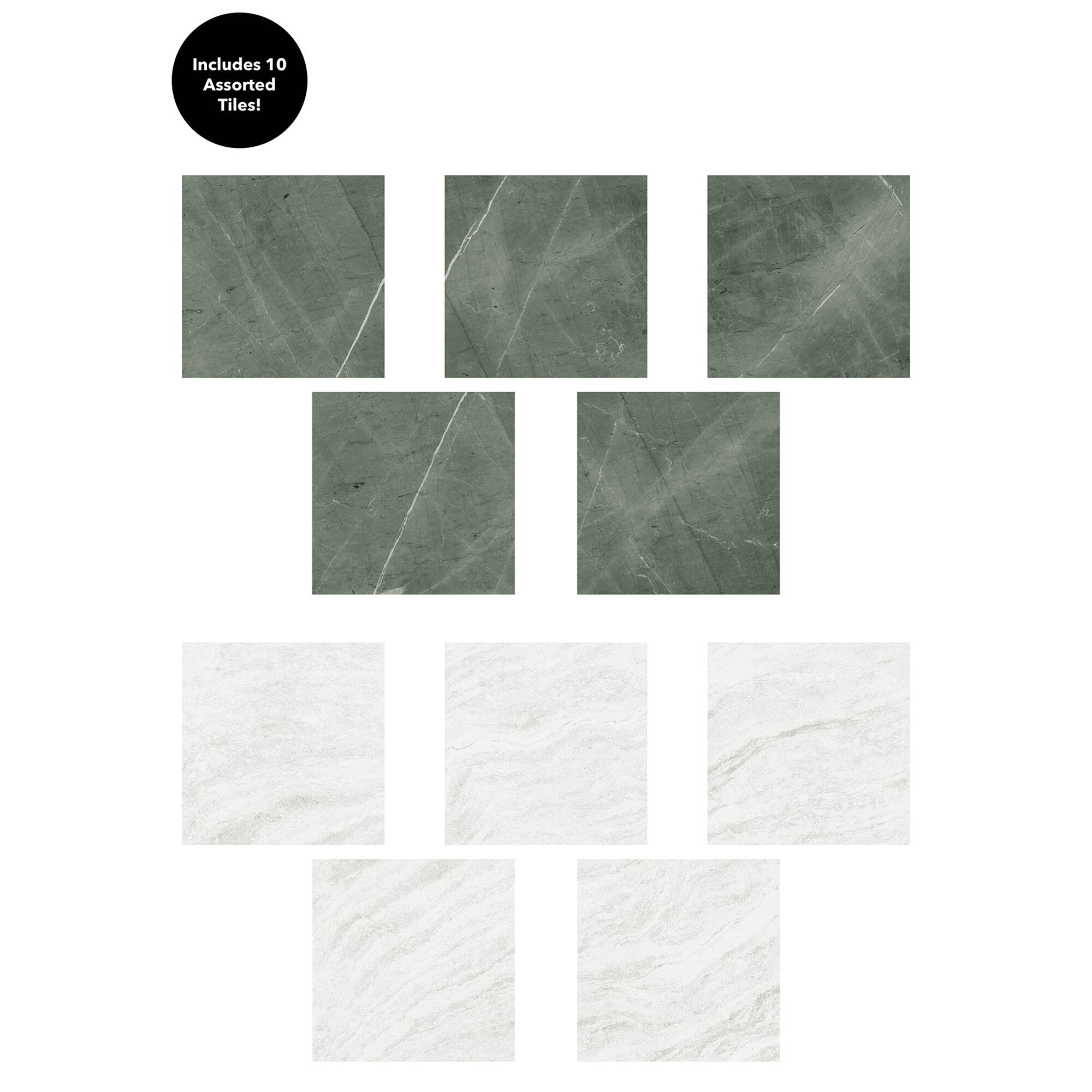 Chris Loves Julia Bonneville Peel & Stick Floor Tiles